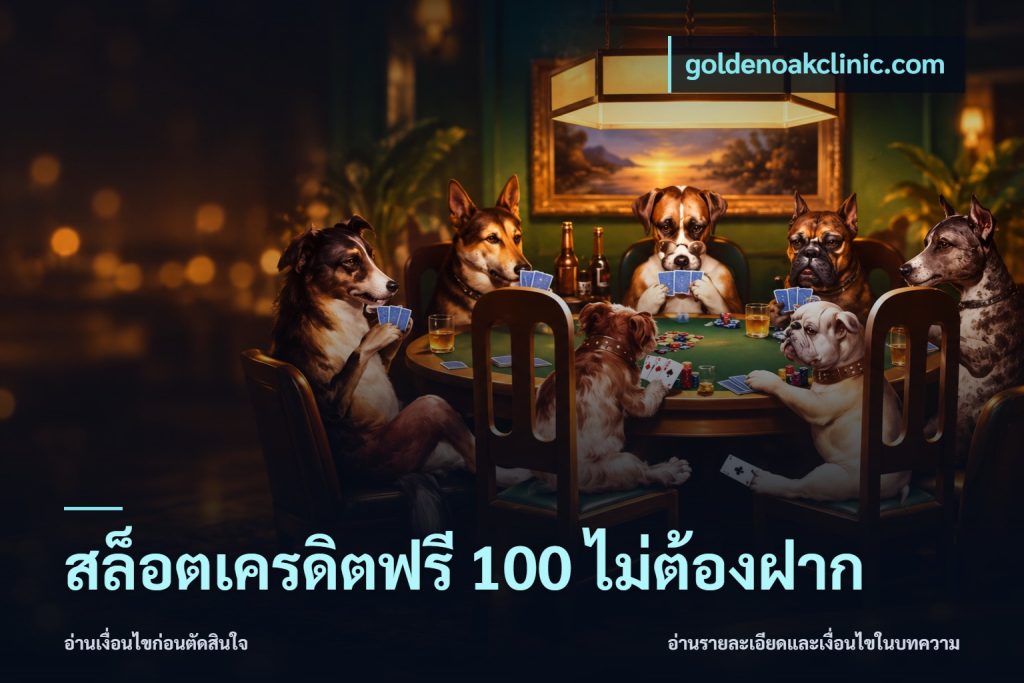 สล็อตเครดิตฟรี 100 ไม่ต้องฝาก