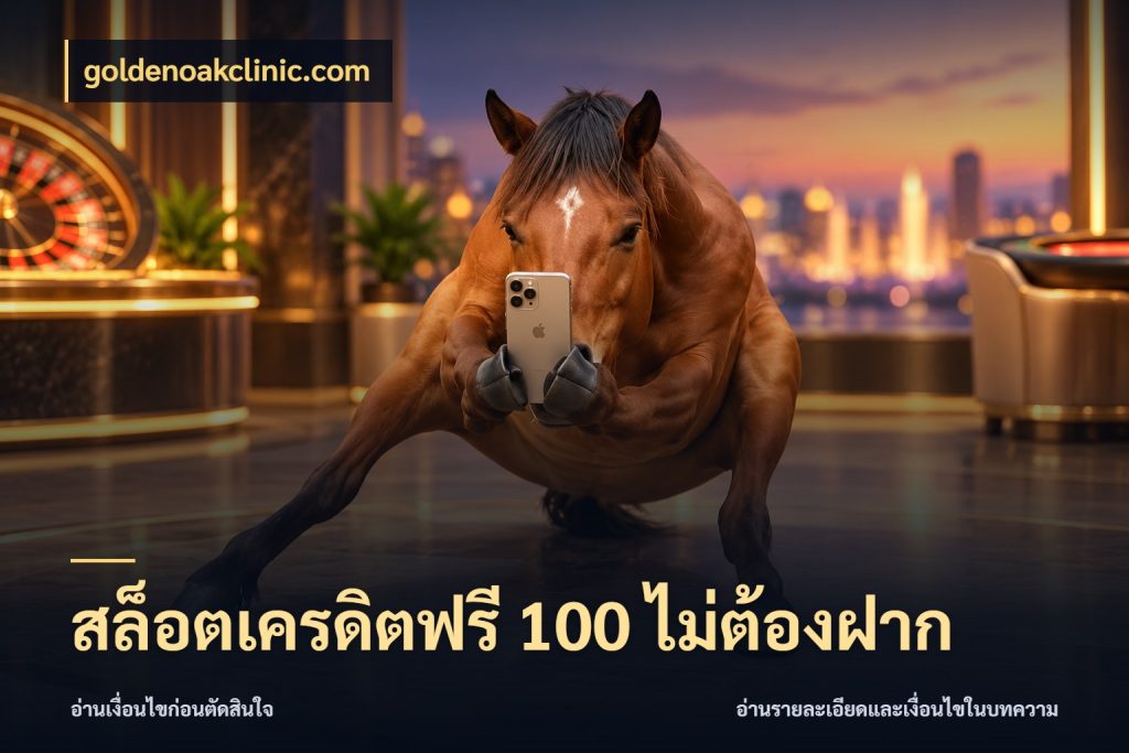 สล็อตเครดิตฟรี 100 ไม่ต้องฝาก รู้จักยอดและขอบเขตของเครดิตฟรี ในมุม goldenoakclinic.com