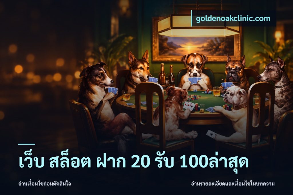 เว็บ สล็อต ฝาก 20 รับ 100ล่าสุด