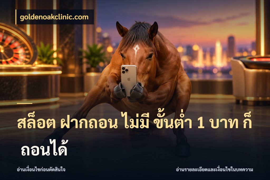 สล็อต ฝากถอน ไม่มี ขั้นต่ำ 1 บาท ก็ ถอนได้ goldenoakclinic.com เลือกสไตล์จากยอดและรูปแบบที่ตรงใจ