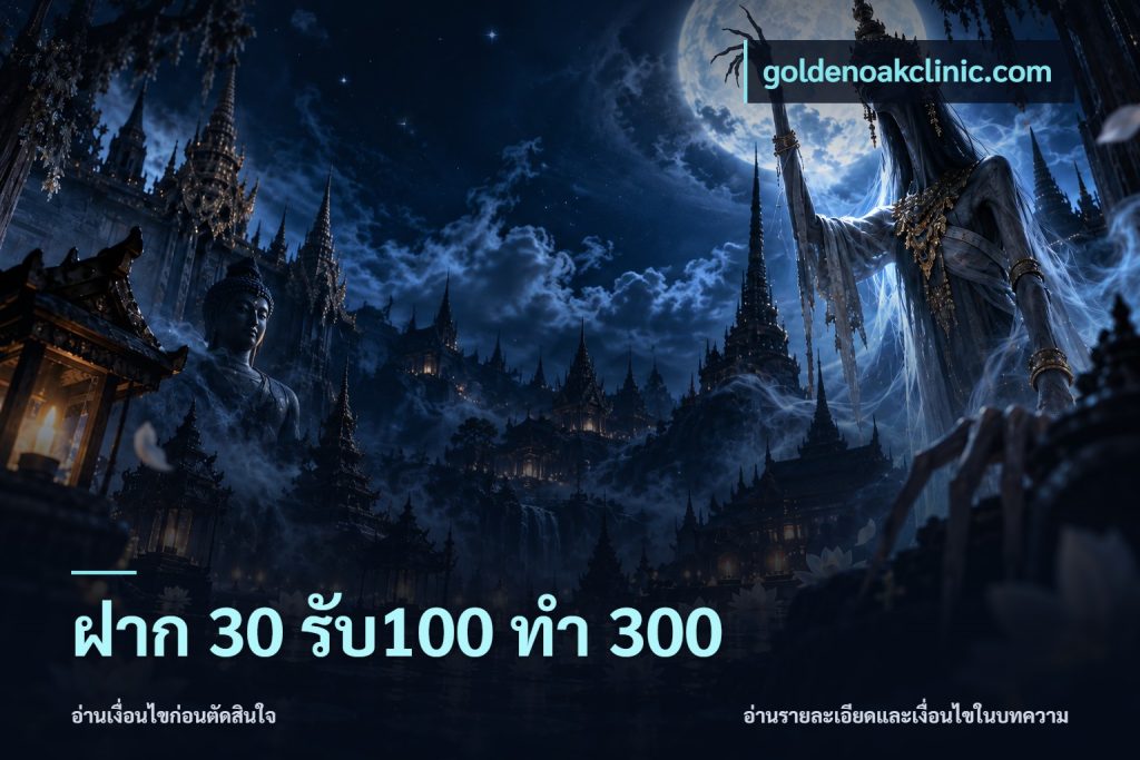 ฝาก 30 รับ100 ทำ 300