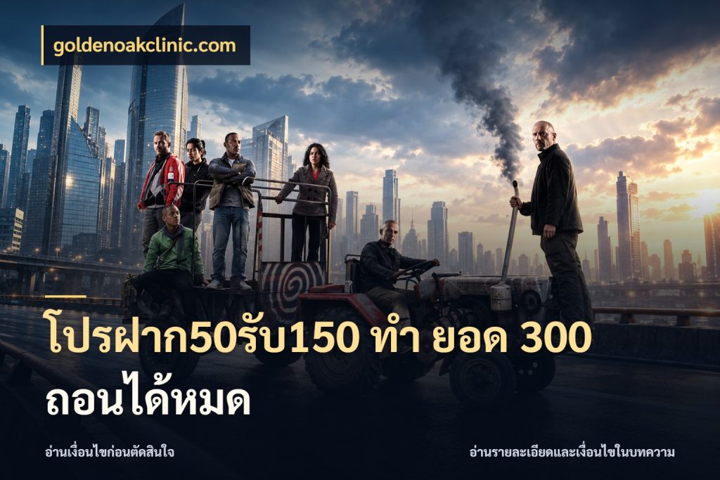 โปรฝาก50รับ150 ทํา ยอด 300 ถอนได้หมด สายโบนัสเลือกจังหวะสนุกได้อย่างไร ในมุม goldenoakclinic.com