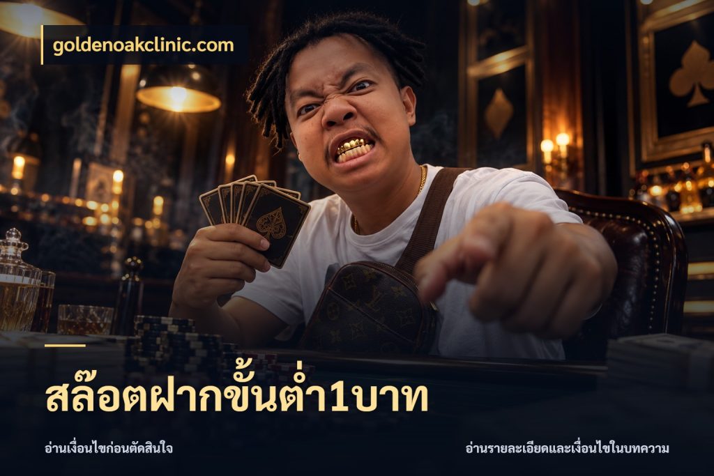 สล๊อตฝากขั้นต่ำ1บาท เงินตั้งต้นกับความสนุกที่คุณกำหนด ในมุม goldenoakclinic.com