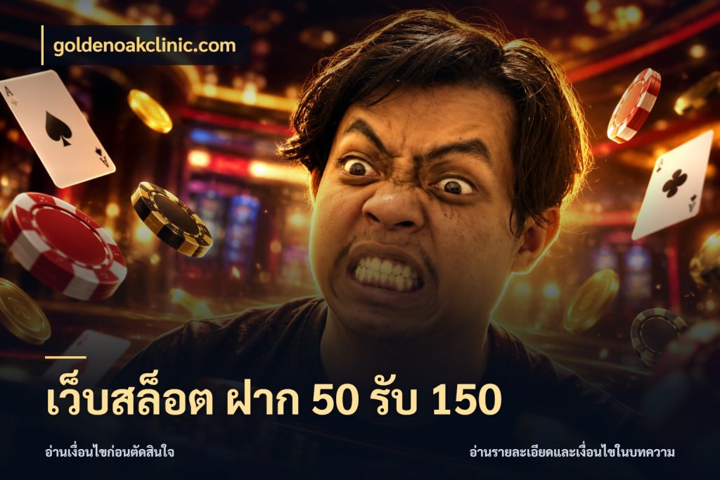 เว็บสล็อต ฝาก 50 รับ 150 goldenoakclinic.com รูปแบบโบนัสกับสิทธิ์ของสายเกม