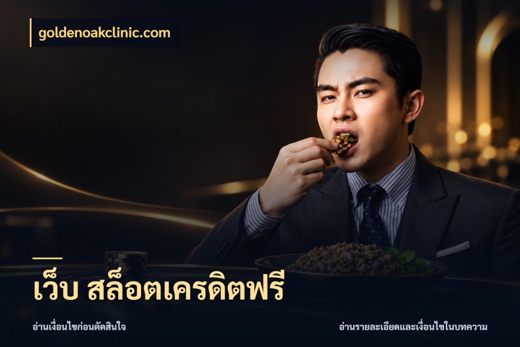 เว็บ สล็อตเครดิตฟรี สายโบนัสเลือกมุมเครดิตให้ตรงสไตล์ กับ goldenoakclinic.com