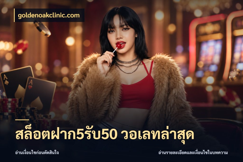 สล็อตฝาก5รับ50 วอเลทล่าสุด ยอดฝากและยอดรับในมุมของคนชอบลุ้น กับ goldenoakclinic.com