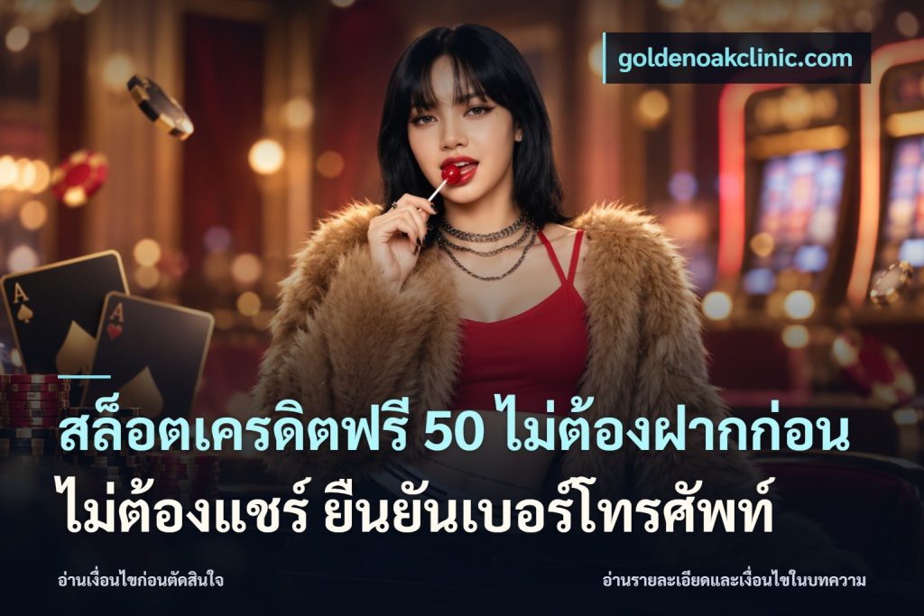 สล็อตเครดิตฟรี 50 ไม่ต้องฝากก่อน ไม่ต้องแชร์ ยืนยันเบอร์โทรศัพท์