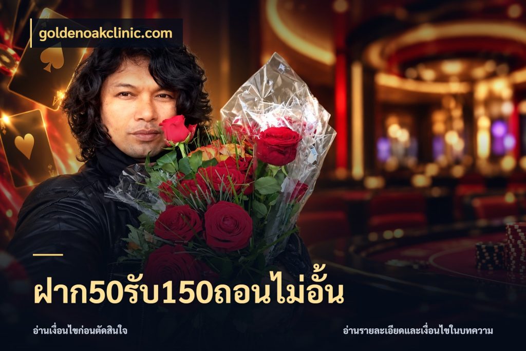 ฝาก50รับ150ถอนไม่อั้น สนุกกับตัวเลือกโปรในสไตล์ของคุณ กับ goldenoakclinic.com