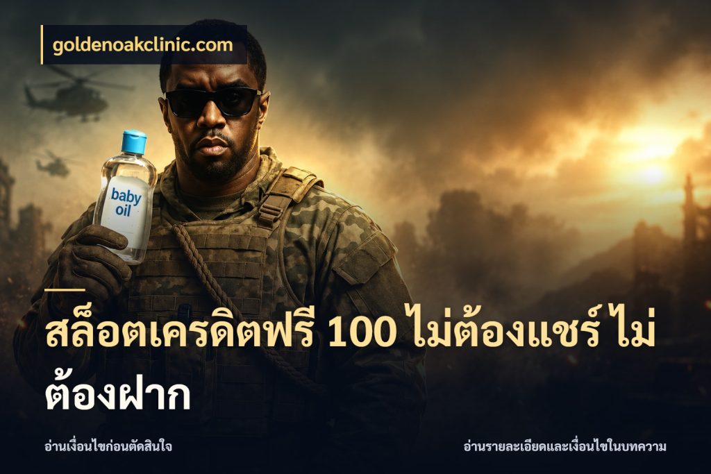 สล็อตเครดิตฟรี 100 ไม่ต้องแชร์ ไม่ต้องฝาก goldenoakclinic.com ชนิดเครดิตกับสิทธิ์ที่คุณอยากรู้