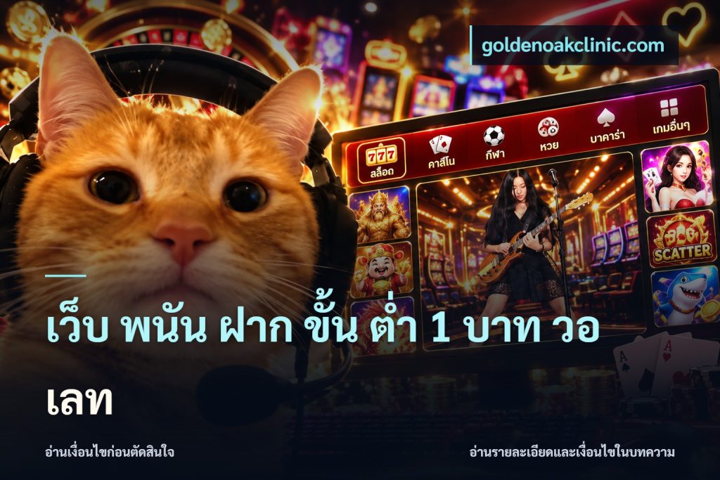 เว็บ พนัน ฝาก ขั้น ต่ำ 1 บาท วอ เลท