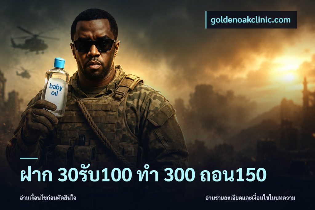 ฝาก 30รับ100 ทํา 300 ถอน150