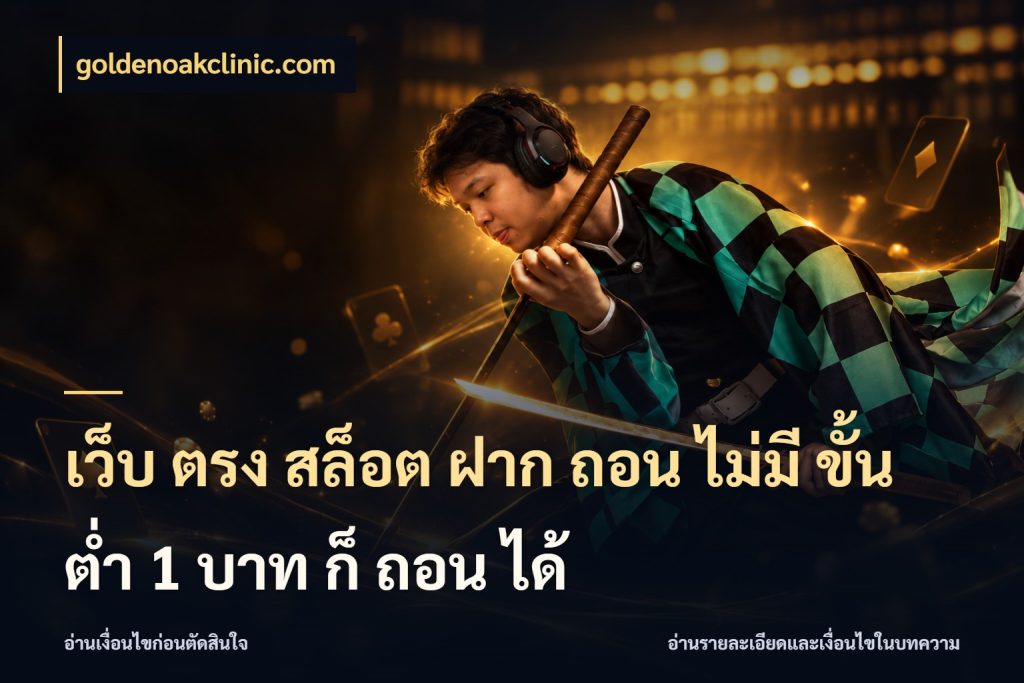 เว็บ ตรง สล็อต ฝาก ถอน ไม่มี ขั้น ต่ํา 1 บาท ก็ ถอน ได้ goldenoakclinic.com ทุนเบาก็มีสีสันในจังหวะของคุณ