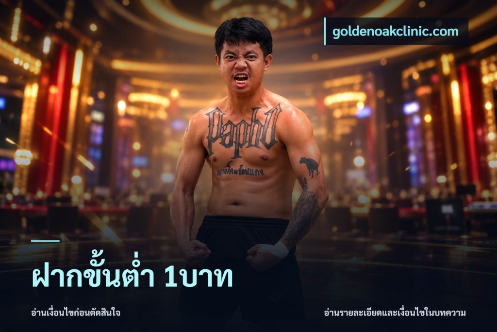 ฝากขั้นต่ำ 1บาท