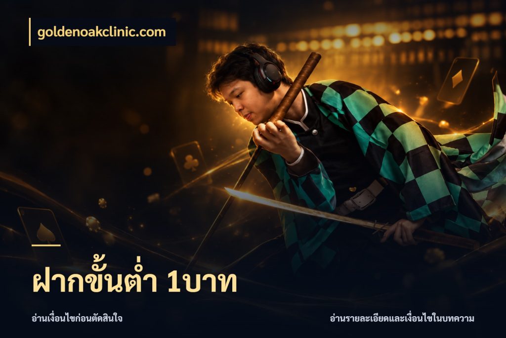 ฝากขั้นต่ำ 1บาท จำนวนเริ่มต้นกับสไตล์เกมที่ชอบ กับ goldenoakclinic.com