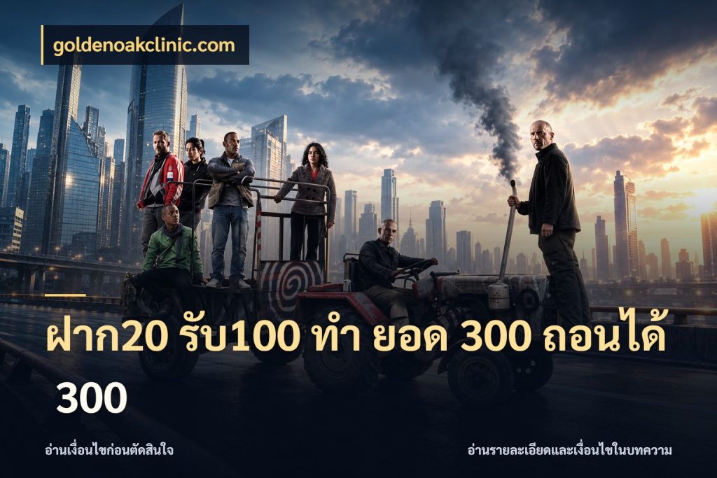 ฝาก20 รับ100 ทํา ยอด 300 ถอนได้ 300 goldenoakclinic.com โปรกับเกมที่ชอบเลือกให้ตรงสไตล์