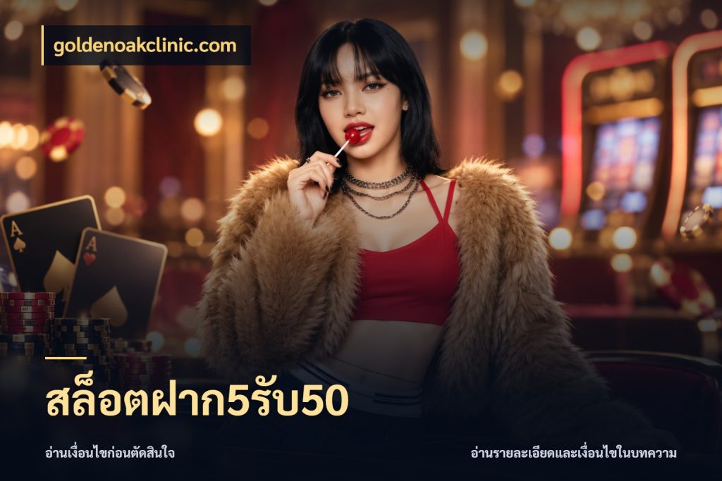 สล็อตฝาก5รับ50 จุดเด่นของเครดิตที่คนชอบเกมอยากรู้ ในมุม goldenoakclinic.com