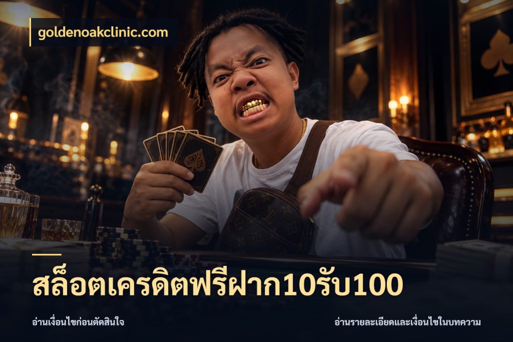 สล็อตเครดิตฟรีฝาก10รับ100 จับคู่โบนัสกับสไตล์เกมที่ชอบ สไตล์ goldenoakclinic.com