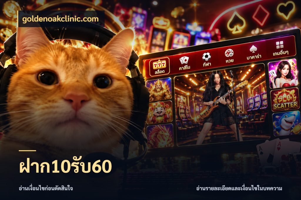 ฝาก10รับ60 goldenoakclinic.com รูปแบบโบนัสกับสิทธิ์ของสายเกม